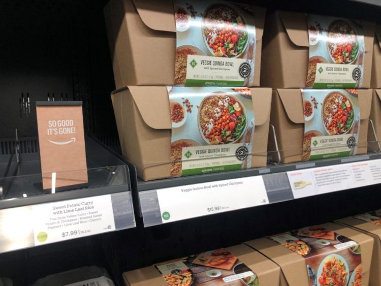 Amazon Go prepared meals